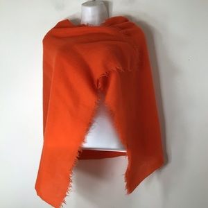 Yves Saint Laurent wrap scarf orange